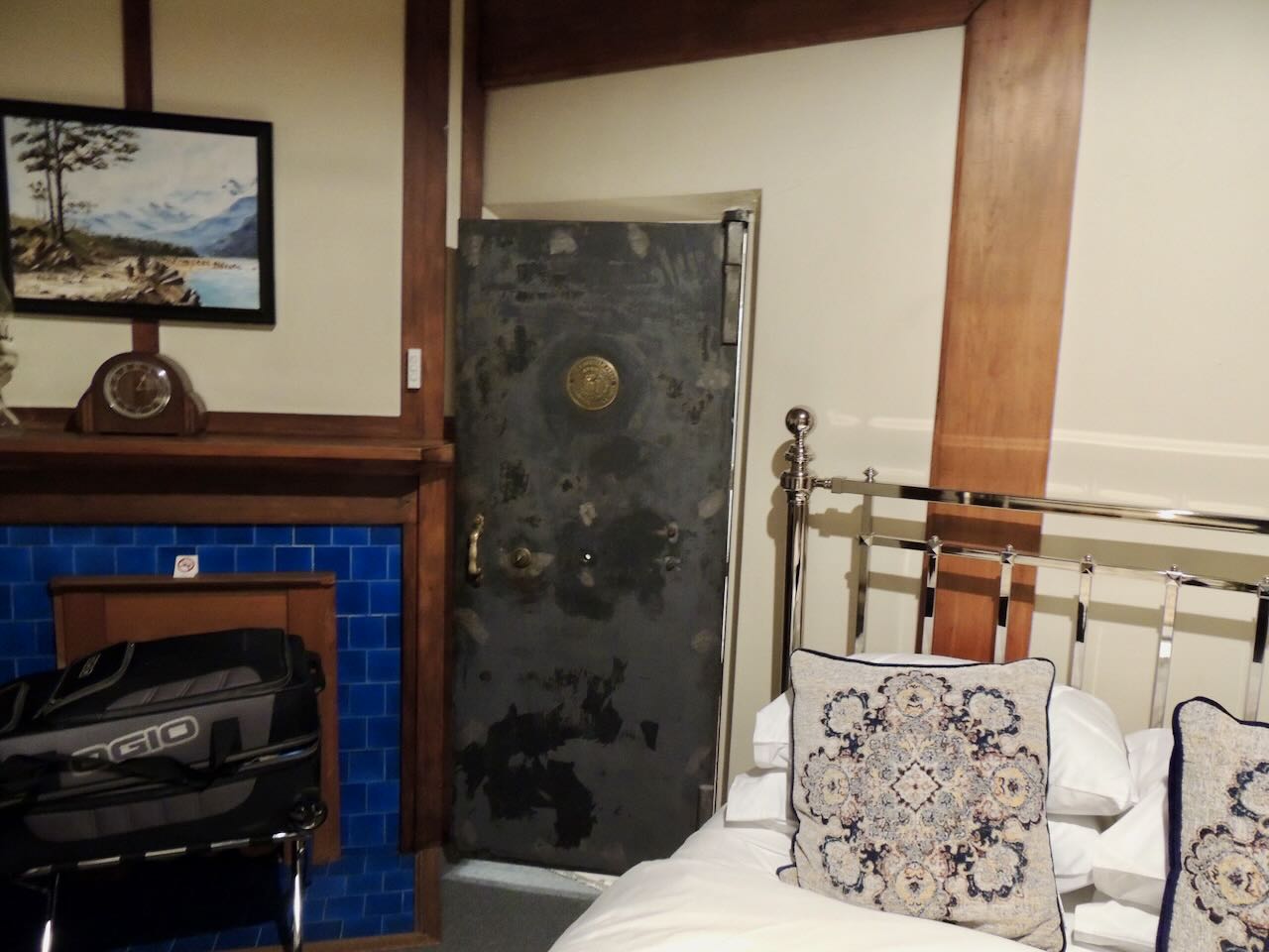 Bank Vault Bathroom Door