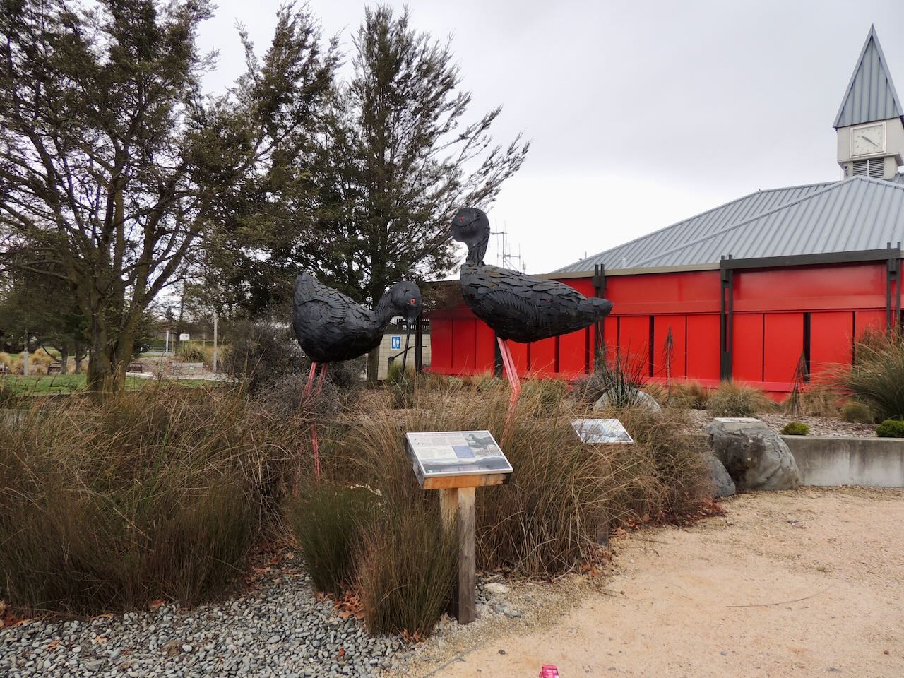 Black Stilts Statue