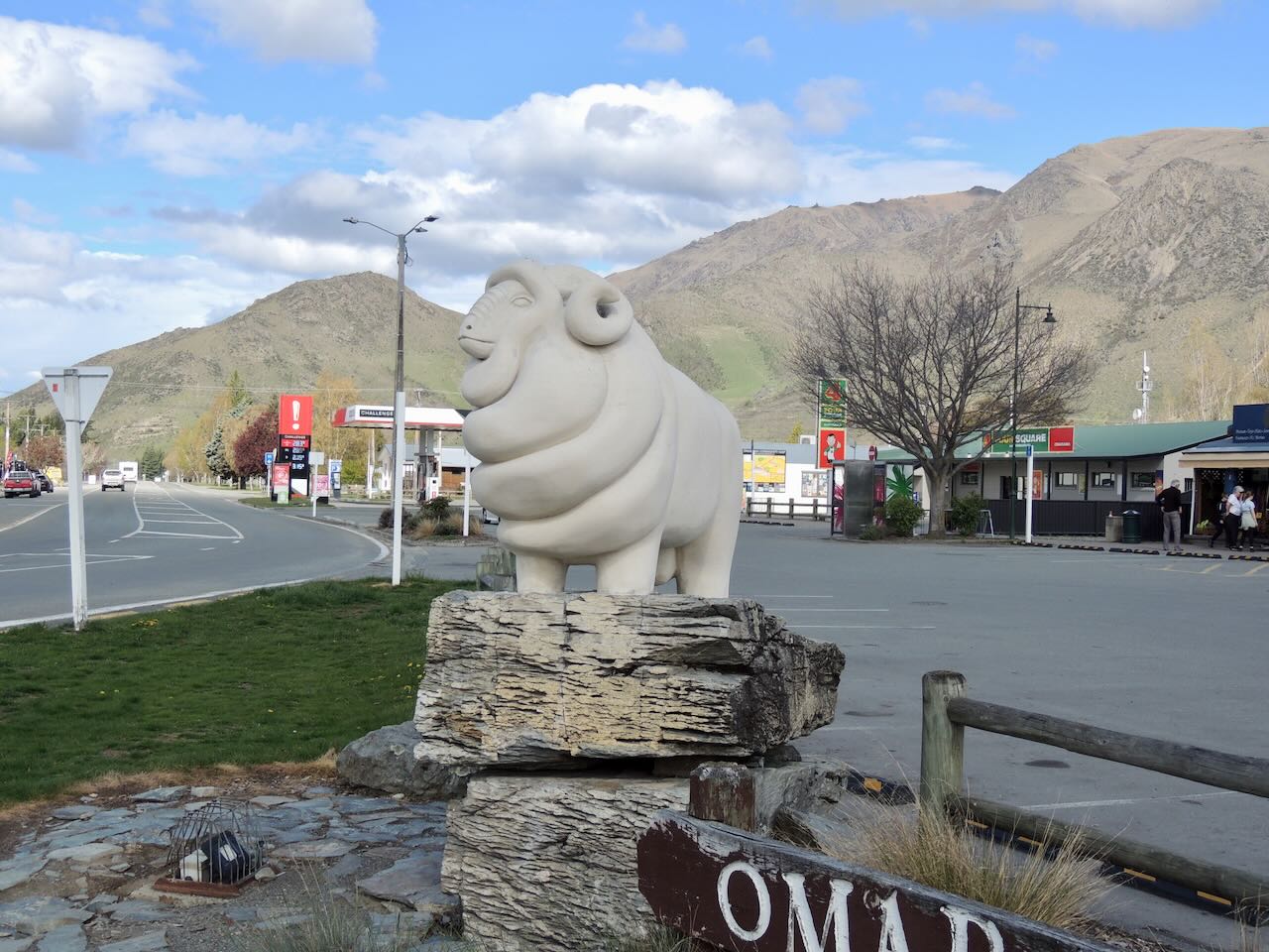 Merino Sheep Statue