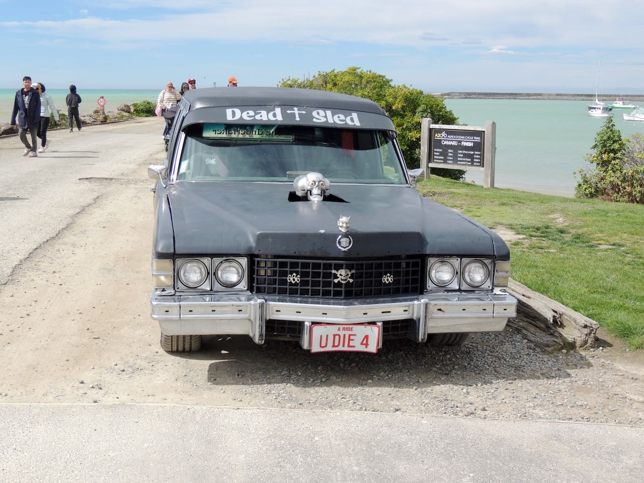 Hearse in Oamaru